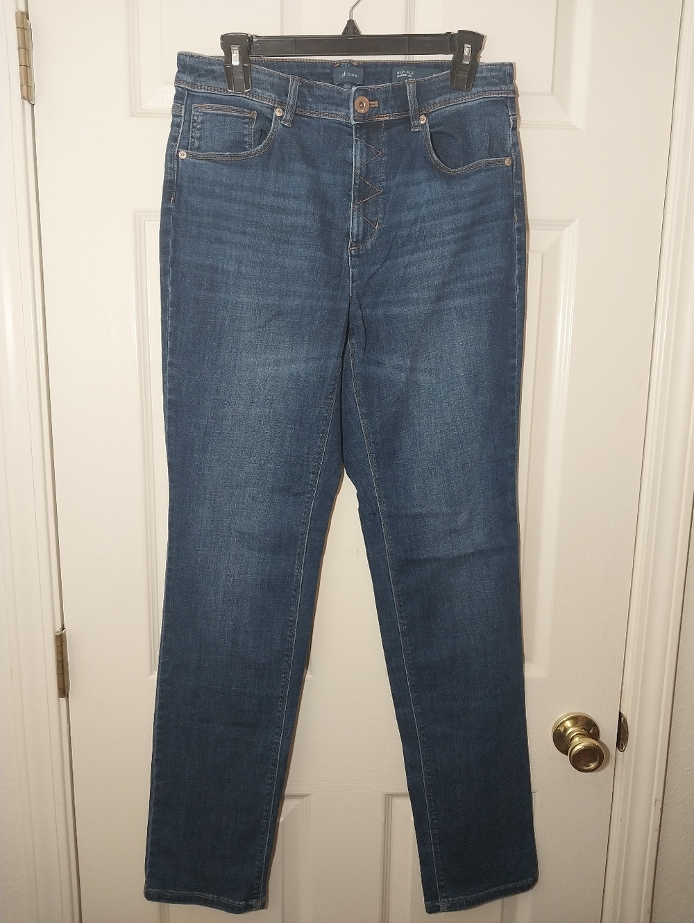 J.Jill Denim High Rise Straight Leg Size 8t